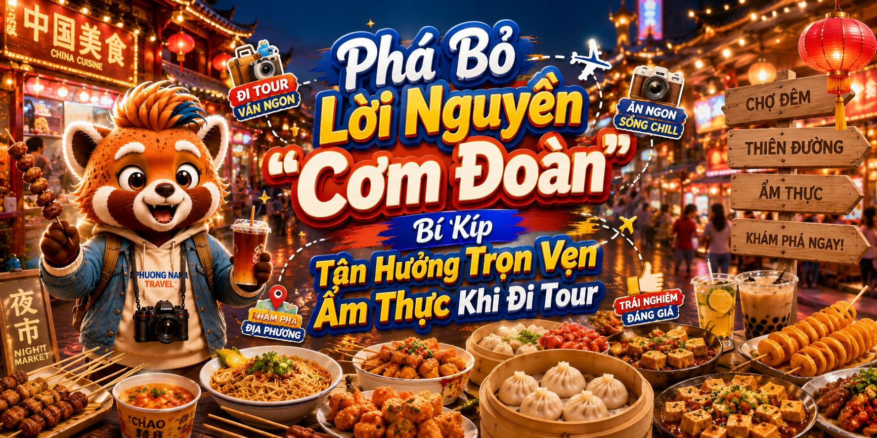 Phá Bỏ Lời Nguyền Cơm Đoàn: Bí Kíp Tận Hưởng Trọn Vẹn Ẩm Thực Khi Đi Tour