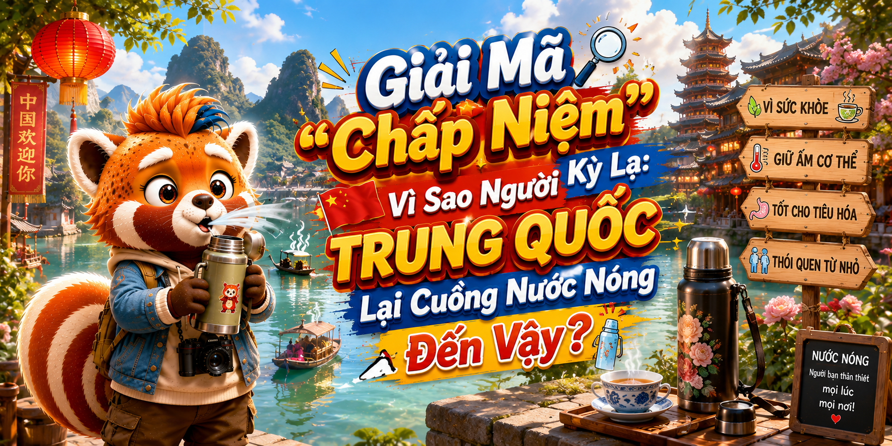 Giải Mã Chấp Niệm Kỳ Lạ: Vì Sao Người Trung Quốc Lại Cuồng Nước Nóng Đến Vậy?