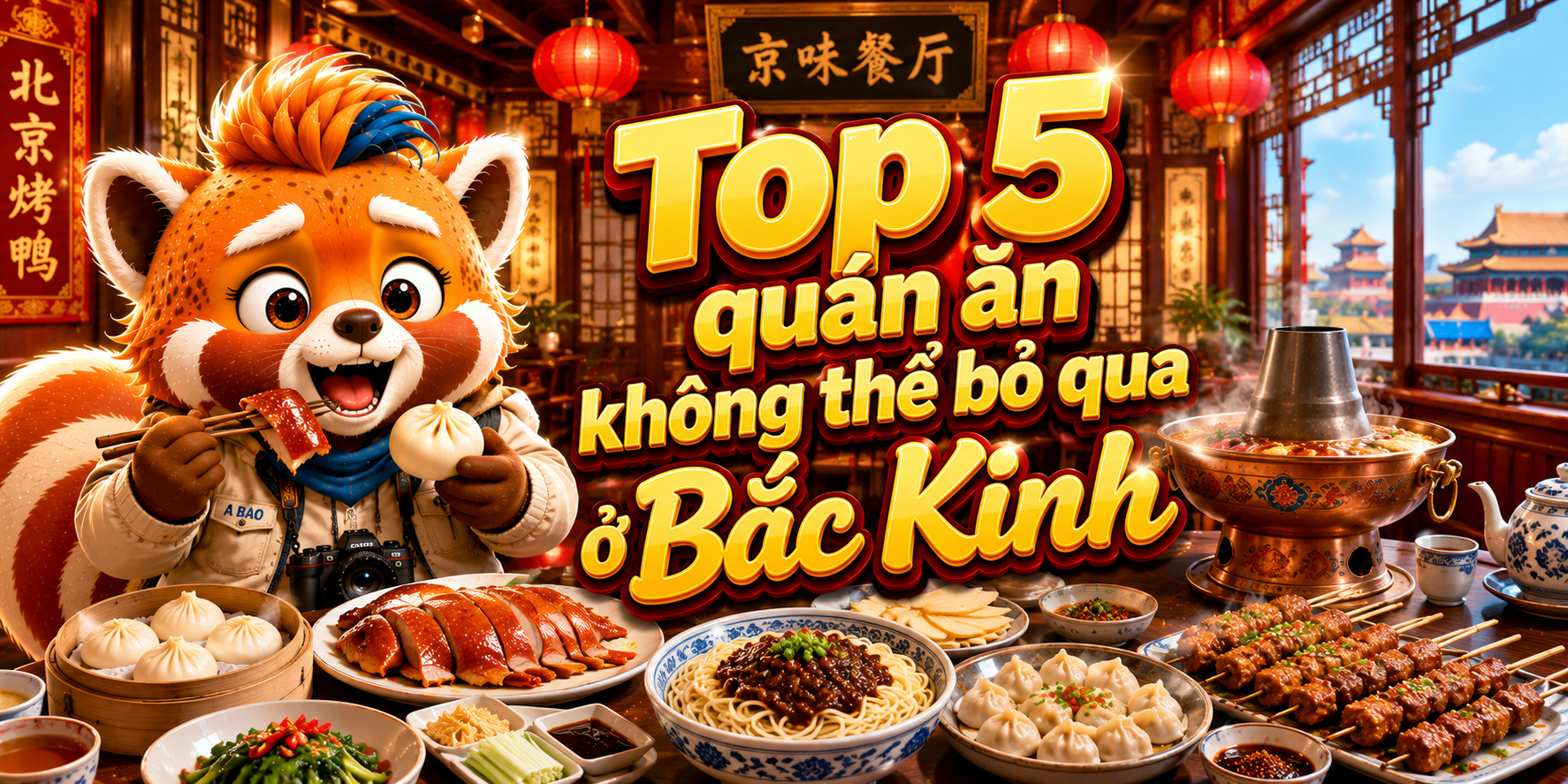 Bùng Nổ Vị Giác Tại Bắc Kinh: Top 5 Tọa Độ Ẩm Thực Đỉnh Của Chóp Tuyệt Đối Không Thể Bỏ Lỡ
