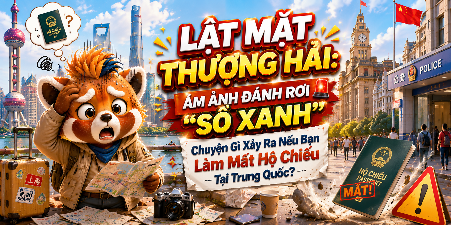 Ám Ảnh Đánh Rơi Sổ Xanh: Chuyện Gì Xảy Ra Nếu Bạn Làm Mất Hộ Chiếu Tại Trung Quốc?