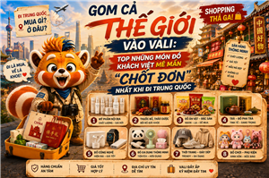 Gom Cả Thế Giới Vào Vali: Top Những Món Đồ Khách Việt Mê Mẩn Chốt Đơn Nhất Khi Đi Trung Quốc