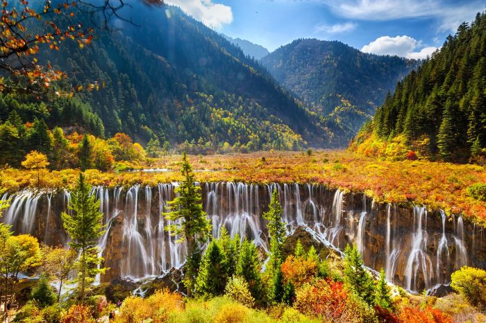 Nuorilang Waterfall, Jiuzhaigou National Park, China - Wired For Adventure