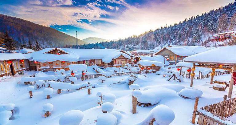 China Snow Town (Xue Xiang): No.1 Snow Town in China