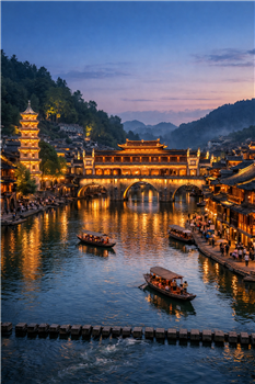 NGHI XƯƠNG - ĐẬP TAM HIỆP TRƯƠNG GIA GIỚI - PHƯỢNG HOÀNG CỔ TRẤN 5N4Đ